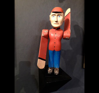 Folk Art: Mid Century Jockey Whirlgig
