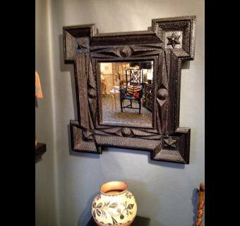 Ebony Tramp Art Frame