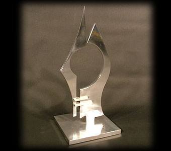 Polished Steel Sculpture